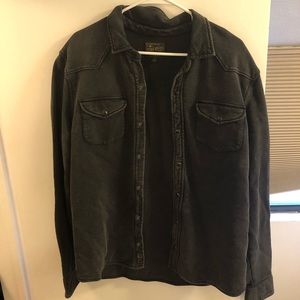 Lucky Brand button up sweater jacket L